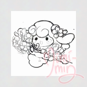 April Fluffairy Sticker